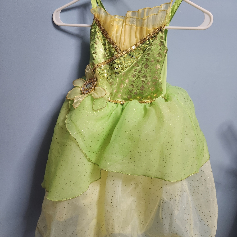 Tatiana Lime Green Yellow Princess Dress Costume ***Send Tatiana Night Gown Free